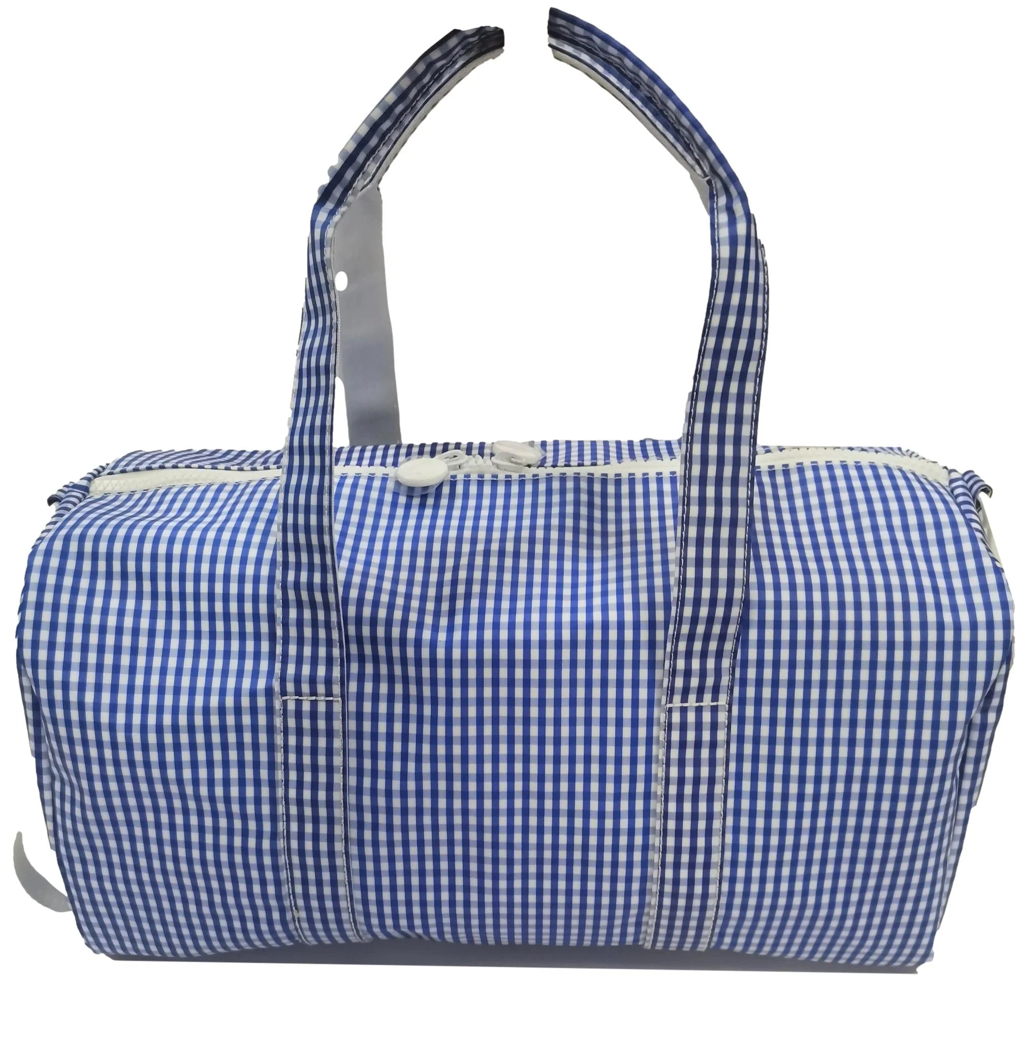 Weekender Duffel Bag Gingham Royal by TRVL Design
