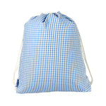 Everyday Sling Backpack Baby Blue Gingham by Mint Sweet Little Things Kidswear