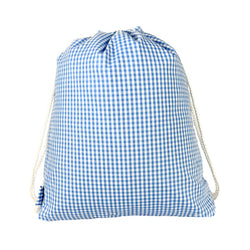 Sling Backpack Light Blue Gingham by Mint Sweet Little Things