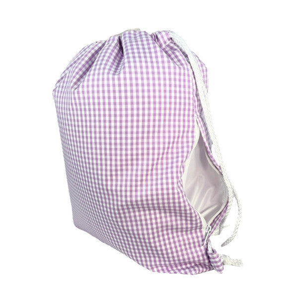 Sling Backpack Lilac Gingham by Mint Sweet Little Things