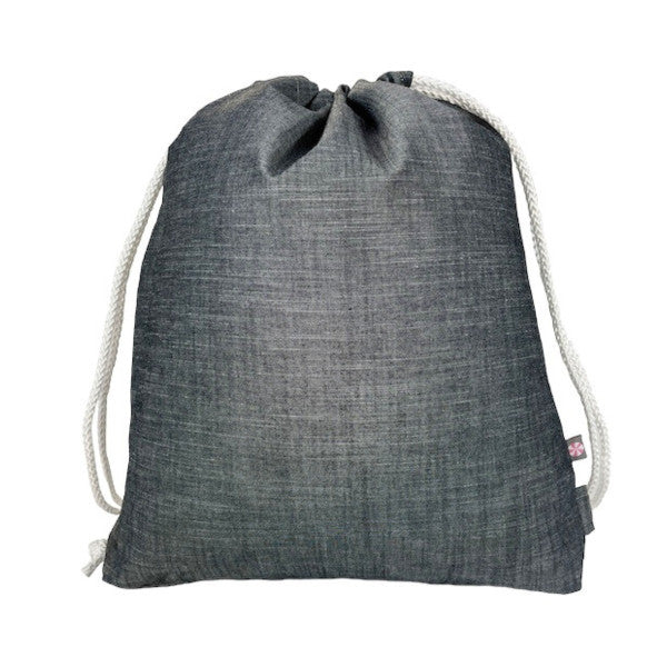 Sling Backpack Gray Chambray by Mint Sweet Little Things