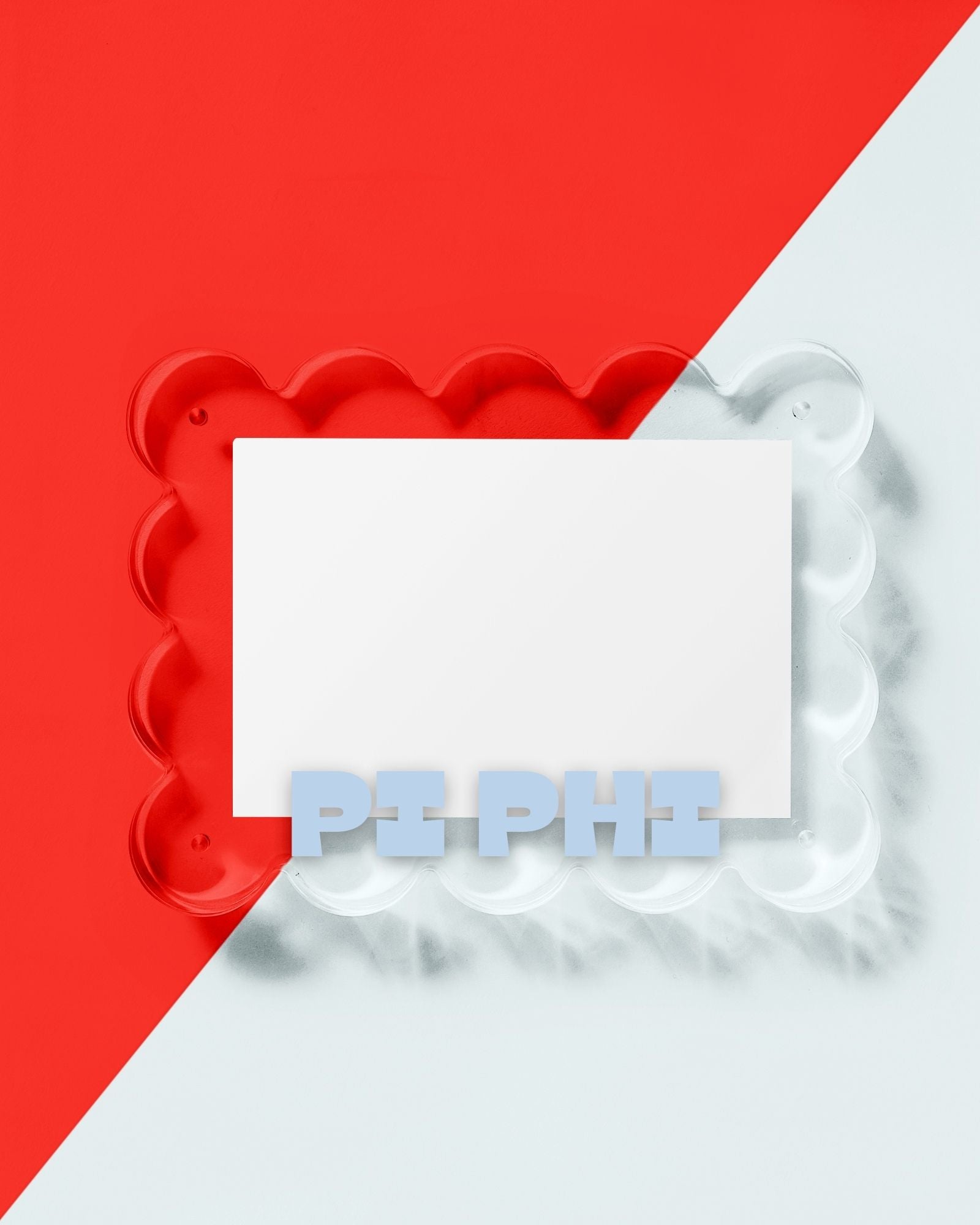 Sorority Acrylic Picture Frame - Pi Beta Phi