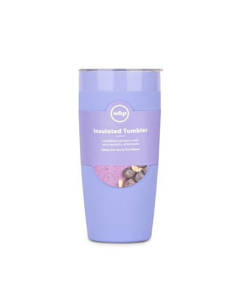 Insulated Ceramic Stainless Steel Tumbler 20oz in Lavender