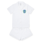 Everyday Melissa Women's Pajama Short Set - Kappa Kappa Gamma Embroidery Kidswear