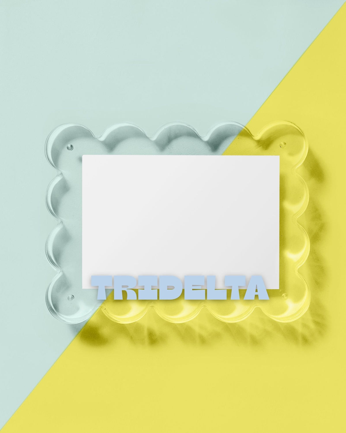 Everyday Sorority Acrylic Picture Frame - Delta Delta Delta Kidswear