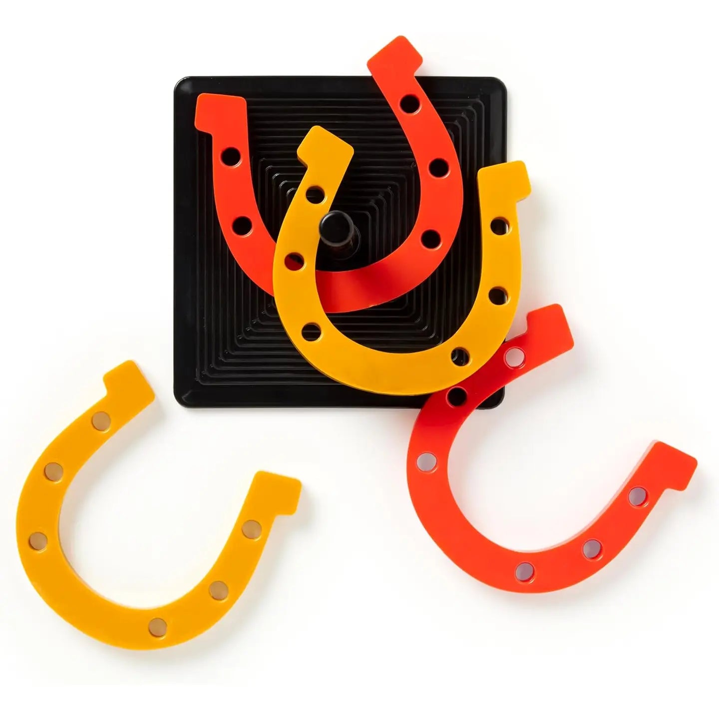 Brass Monkey Giddy Up Tabletop Horseshoes Game designer outfit for kids