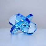 Everyday Decorative Acrylic Infinito Knot - Transparent Light Blue Kidswear
