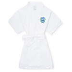 Everyday Molly Women's Short Sleeve Spa Wrap Robe - Alpha Delta Pi Embroidery Kidswear