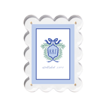 Everyday Sorority Scalloped Acrylic Frame - Kappa Kappa Gamma Kidswear