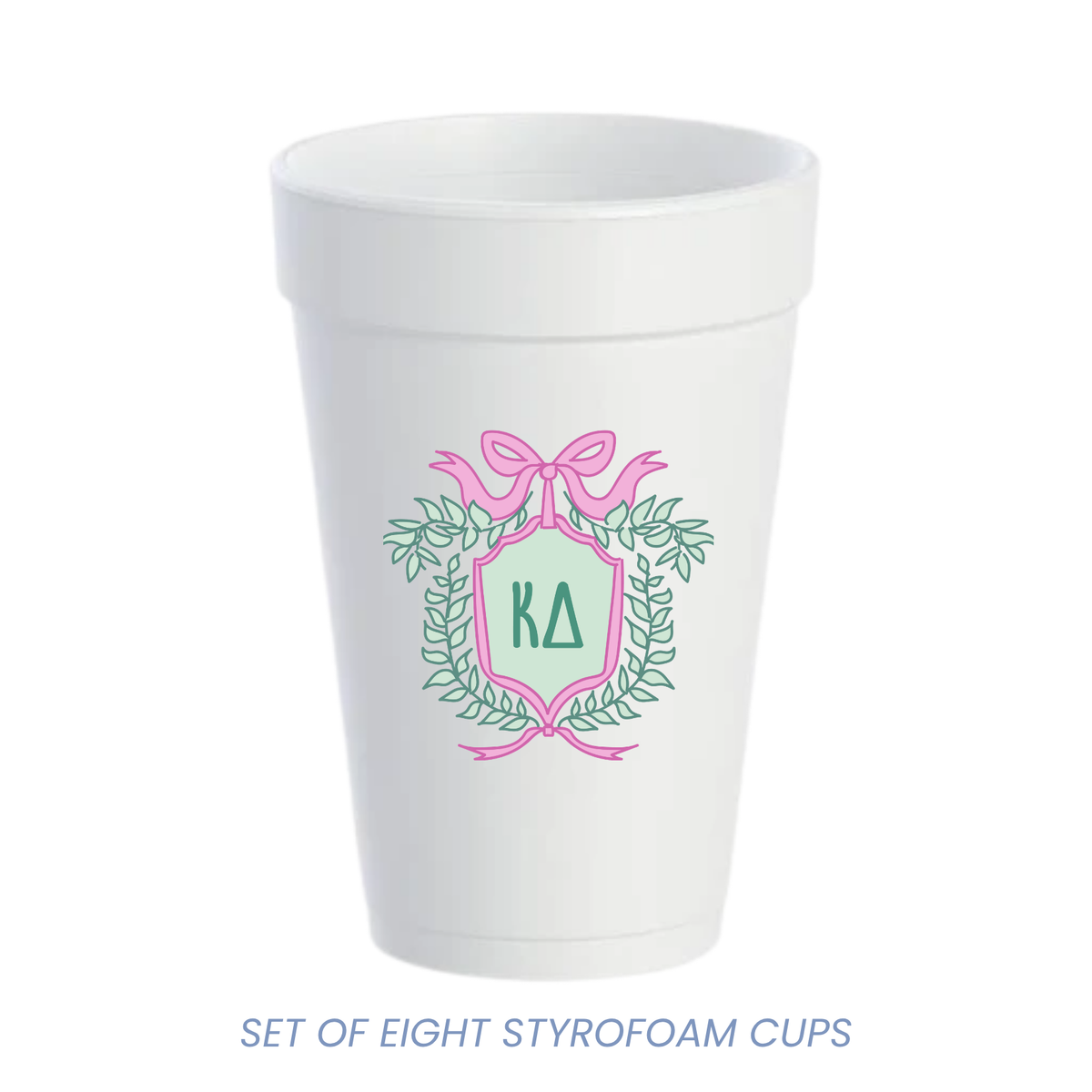 Everyday Sorority Styrofoam Cups - Kappa Delta Kidswear