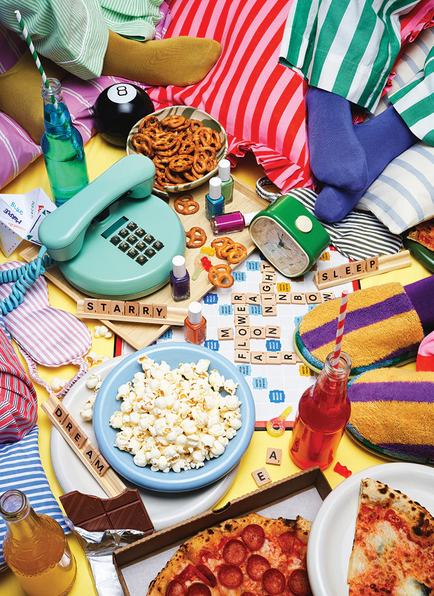 Pajama Party 1000 Piece Puzzle by Pieceworks Puzzles stylish kids outfit collection