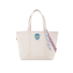 Everyday Sorority Embroidered Canvas Tote Bag with Twilly - Delta Gamma Kidswear