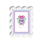 Everyday Sorority Scalloped Acrylic Frame - Pi Beta Phi Kidswear