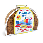 Everyday Deluxe 25 Piece Picnic Set with Carry Case by Bright Stripes - Primary Kidswear