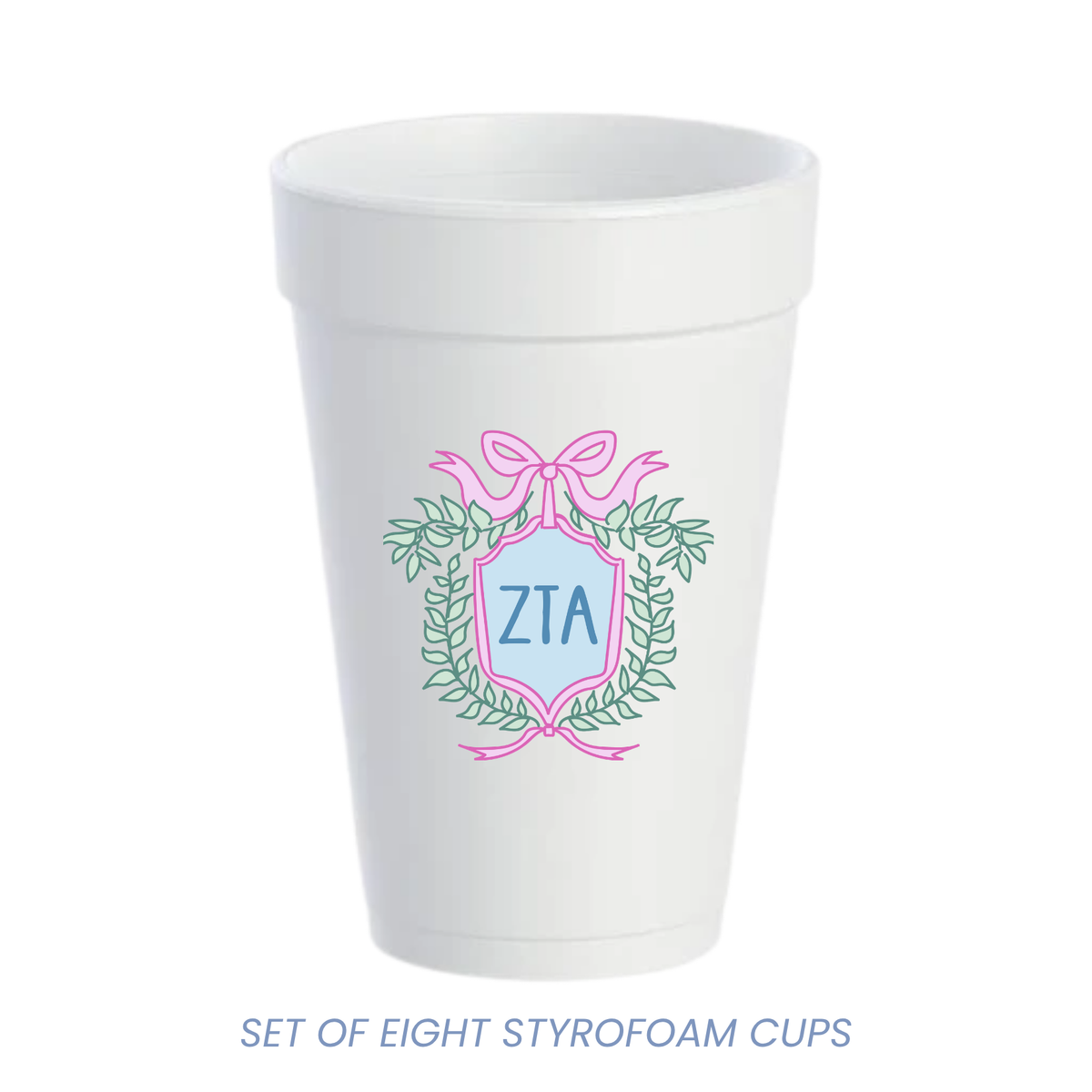 Everyday Sorority Styrofoam Cups - Zeta Tau Alpha Kidswear