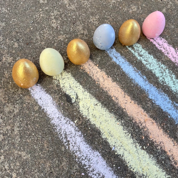 Bunny's 6 Eggs Handmade Sidewalk Chalk outfit perfect for everyday wear