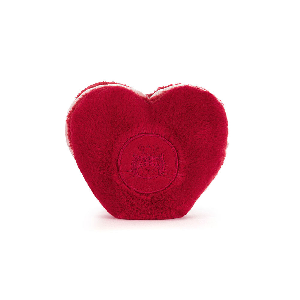 Amuseables Arlette Heart Macaron (Red) by Jellycat