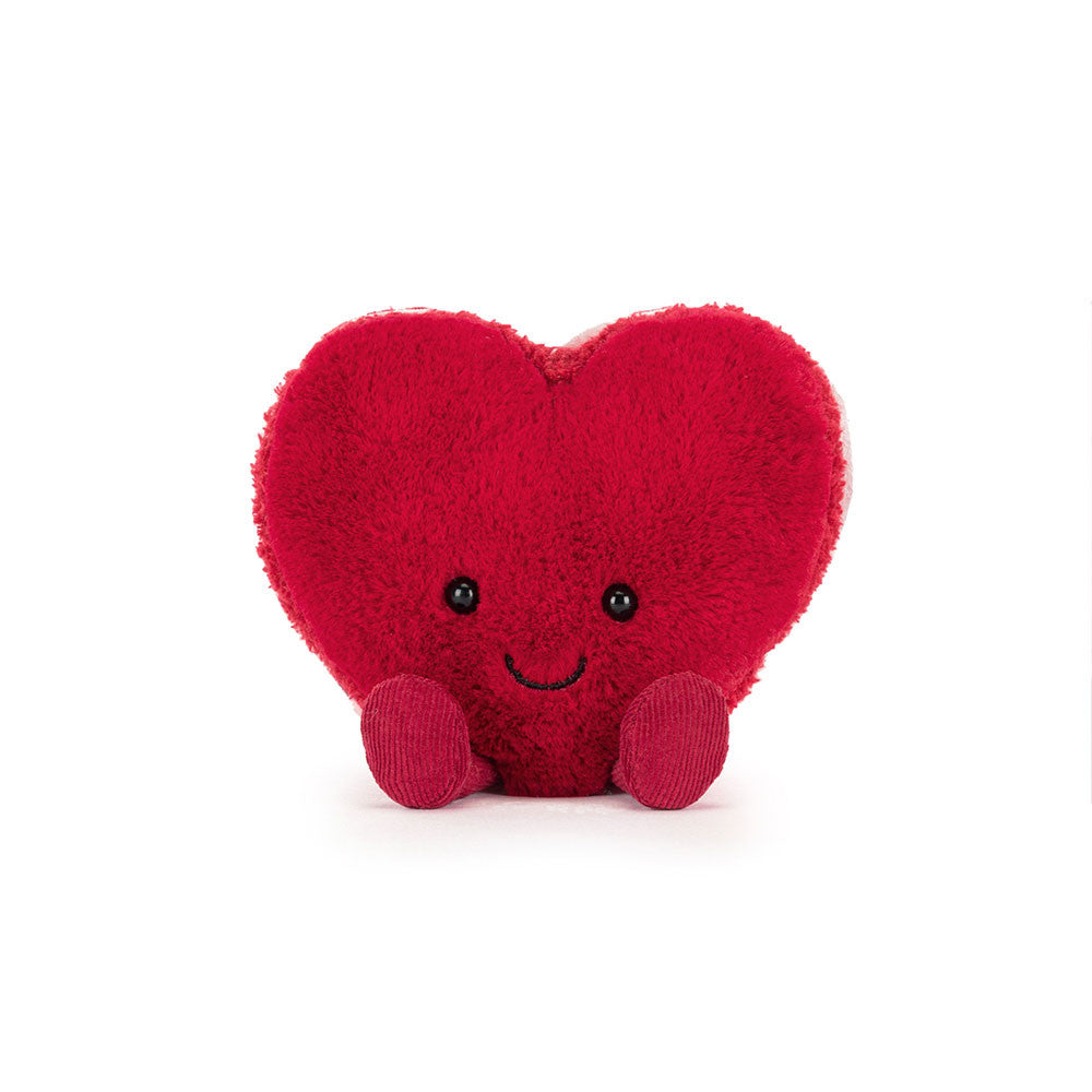 Amuseables Arlette Heart Macaron (Red) by Jellycat
