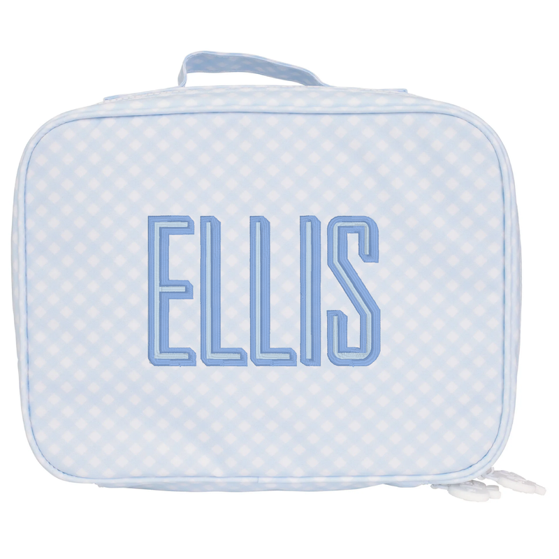 The Lunchbox Blue Gingham by Apple of My Isla