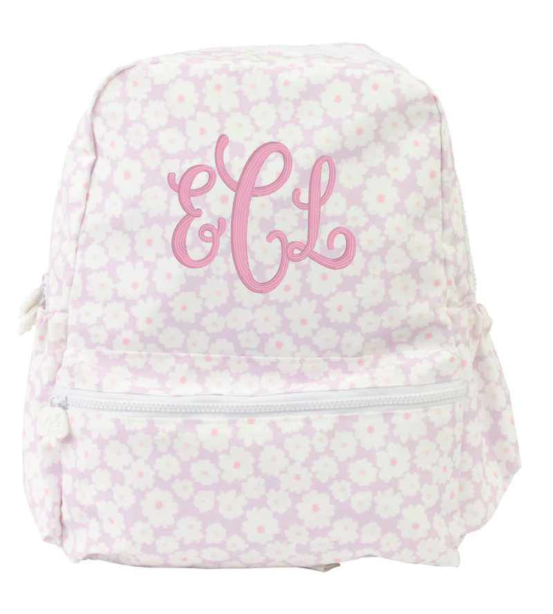 The Backpack Lavender Daisies Large by Apple of My Isla