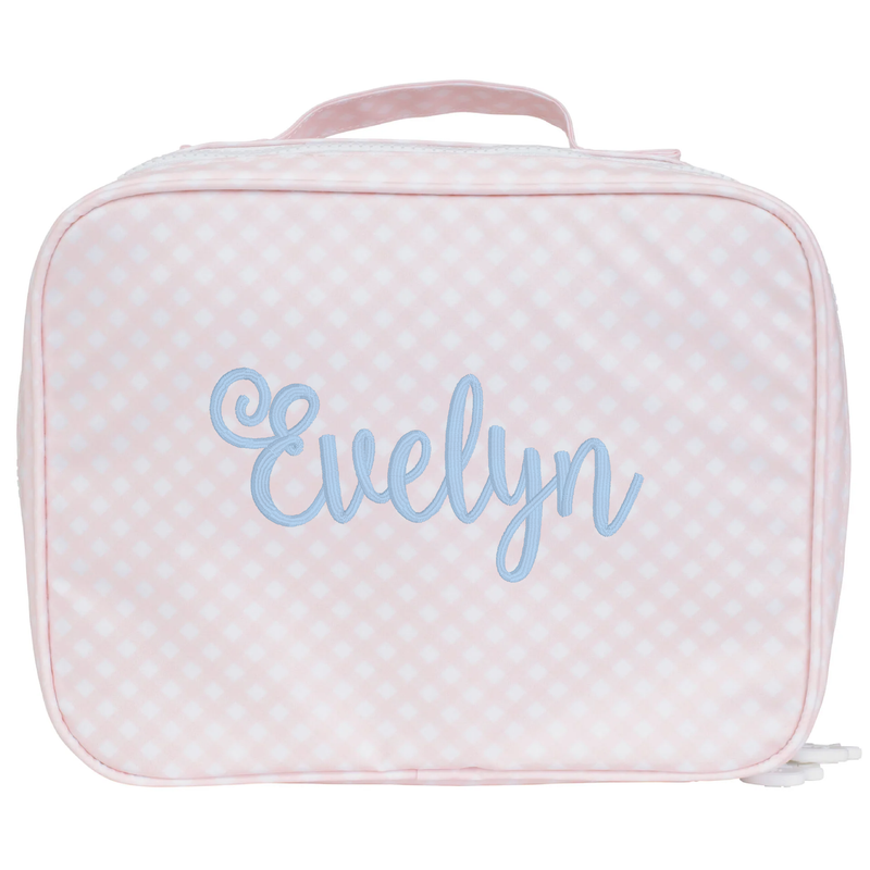 The Lunchbox Peachy Pink Gingham by Apple of My Isla