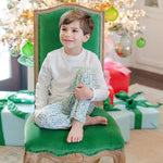 Beckett Boys' Hangout Pant - Mod Holiday Blue outfit perfect for everyday wear