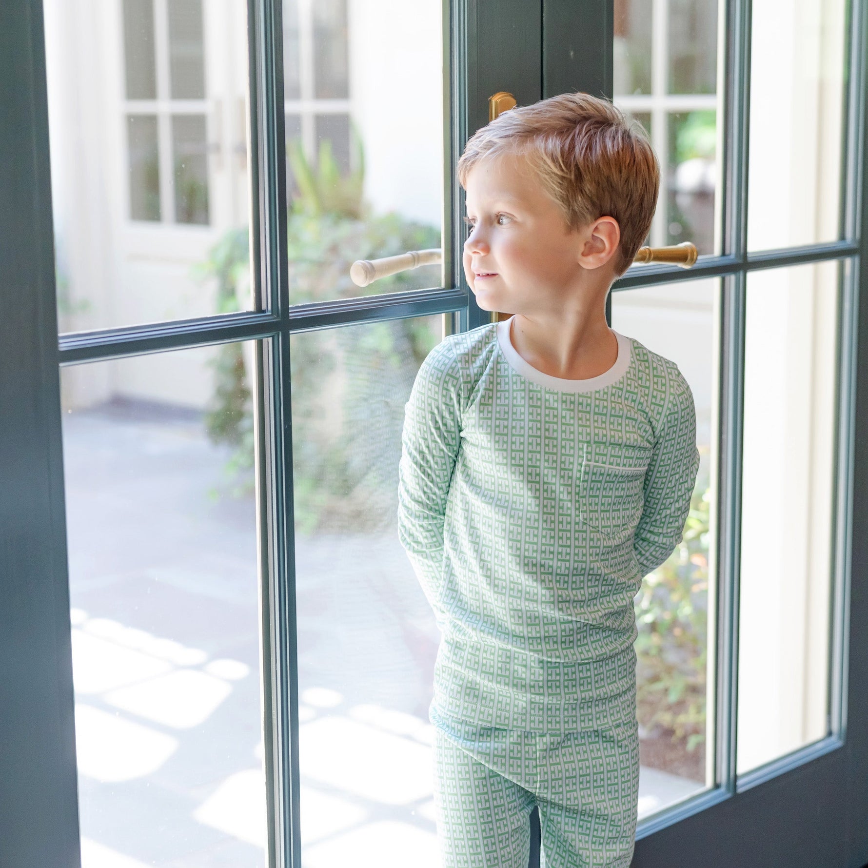 Buy Bradford Boys' Pajama Pant Set - Garden Trellis kids clothing online
