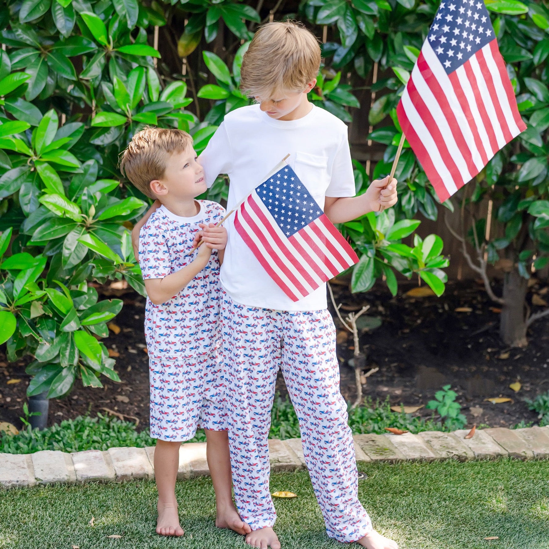Beckett Boys' Hangout Pant - Patriotic Jeeps stylish kids outfit collection