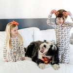 Grayson Pajama Pant Set Halloween Pups soft cotton kids fashion wear