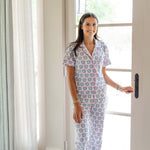 Laney Women's Pima Cotton Pajama Pant Set - Zeta Tau Alpha Crest outfit perfect for everyday wear