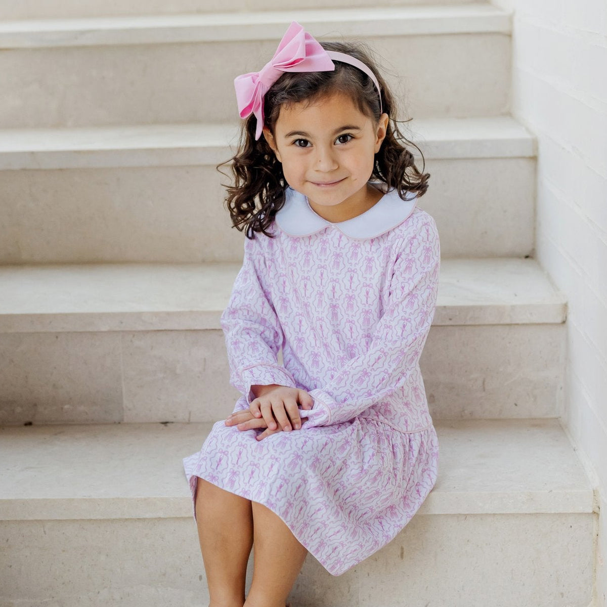 Lillian Girls' Dress - Ballet and Bows outfit perfect for everyday wear
