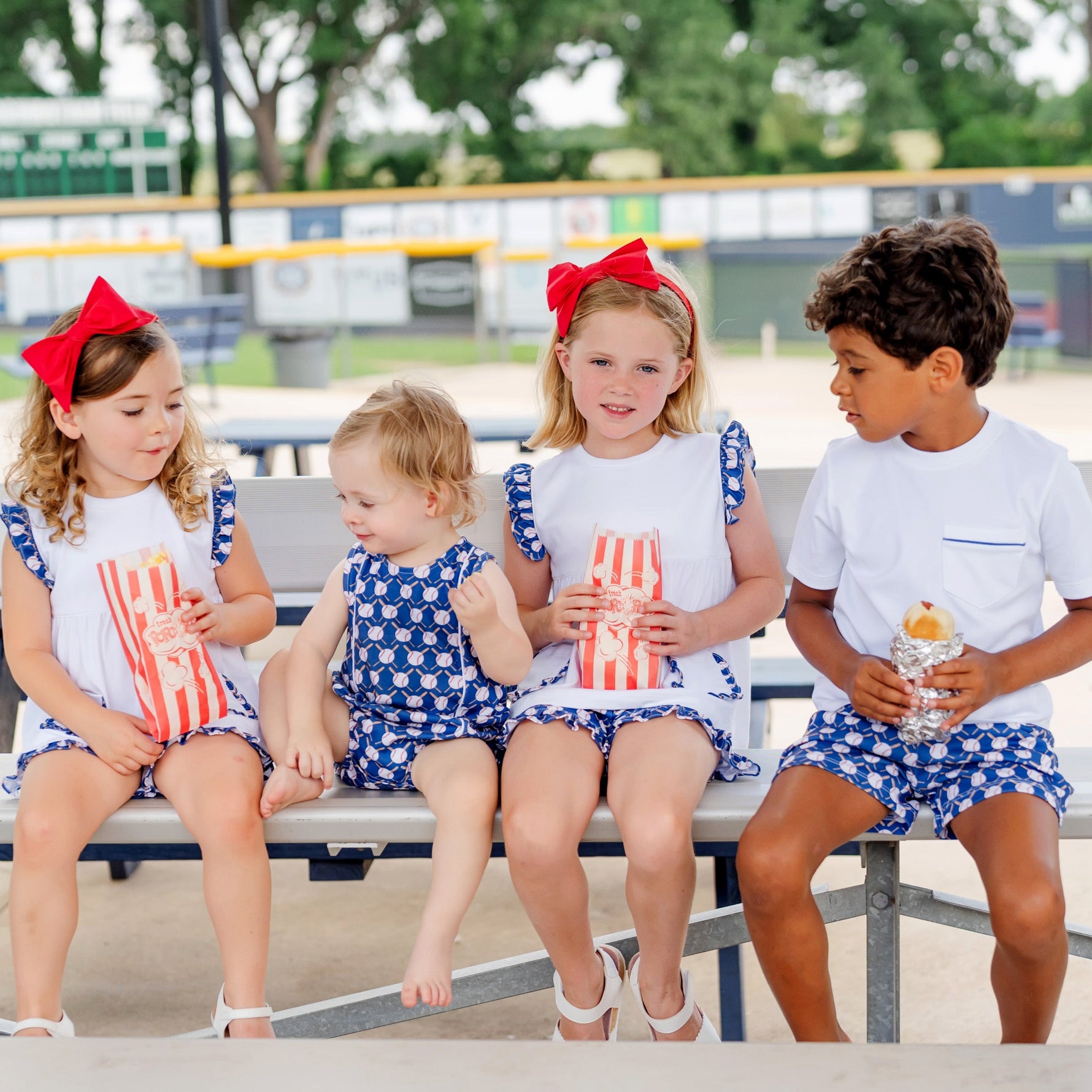 Reid Boys' Bubble - Up at Bat Baseball stylish kids outfit collection