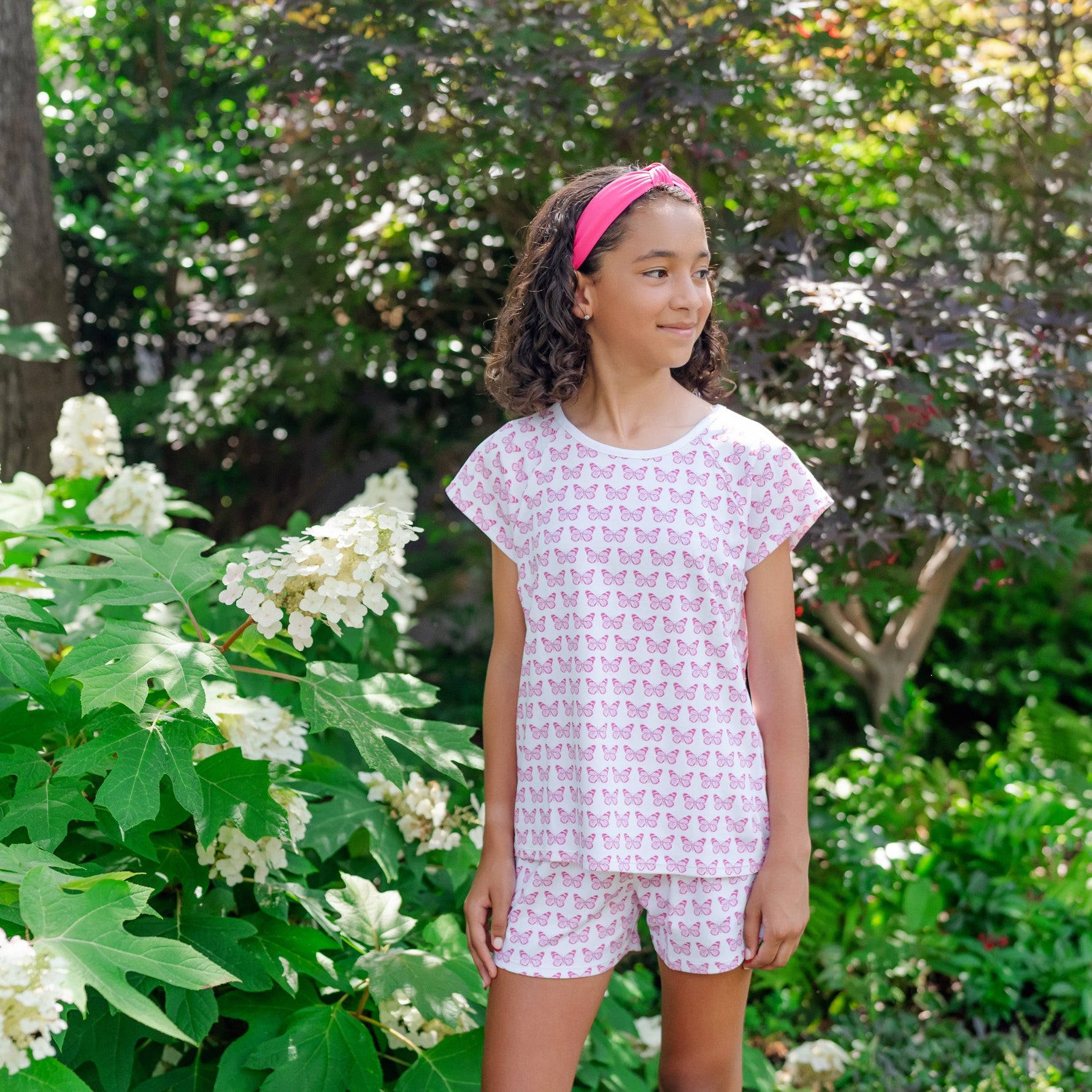 Buy Emery Girls' Short Set - Cartie Butterflies kids clothing online