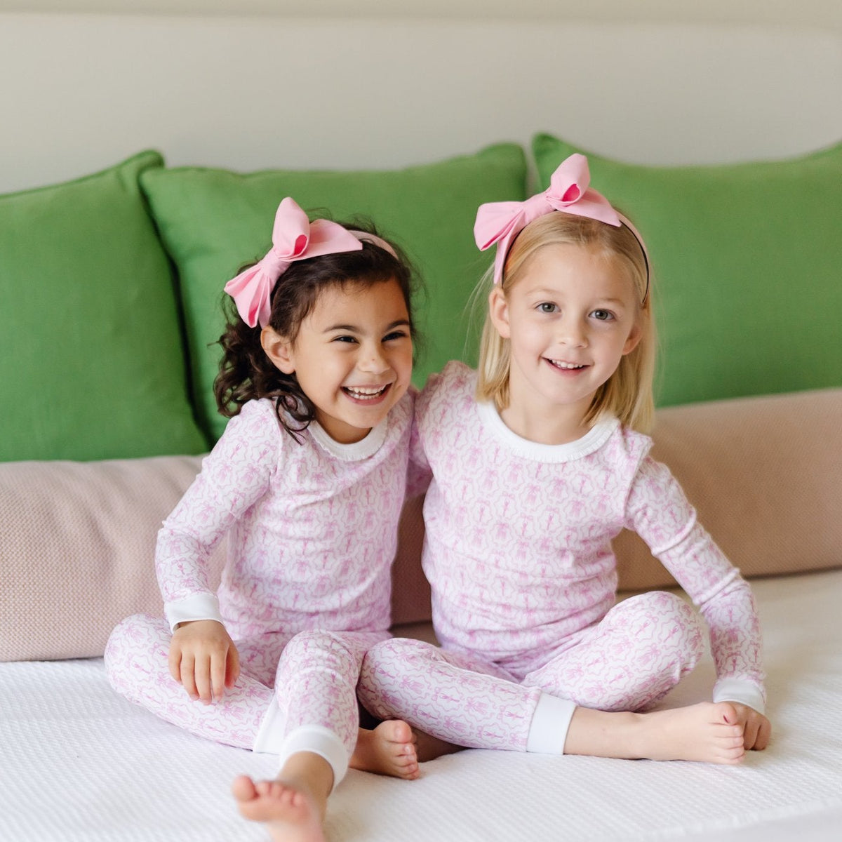 Ava Girls' Pajama Pant Set - Ballet and Bows outfit perfect for everyday wear
