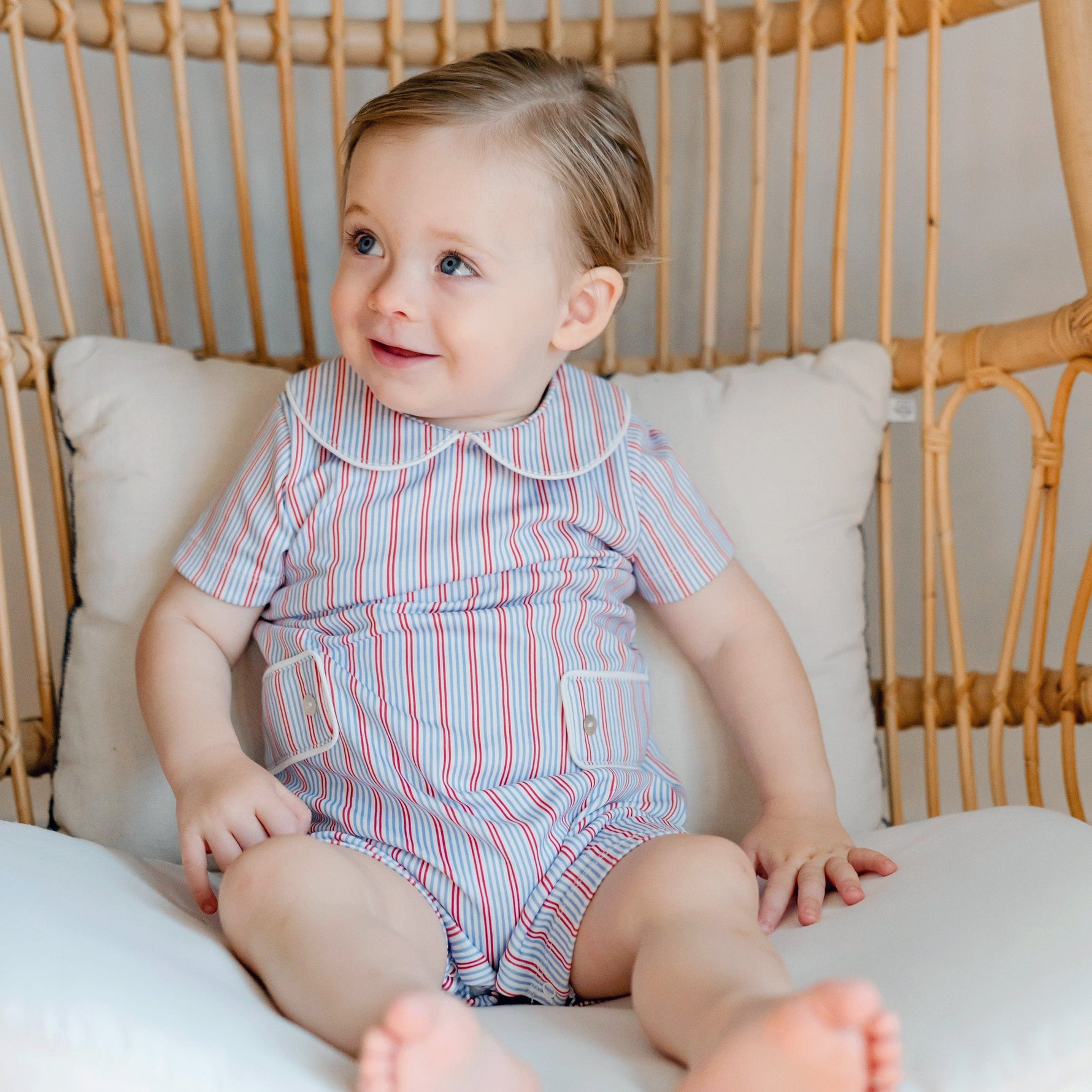 Buy Henry Boys' Shortall - Liberty Stripe kids clothing online