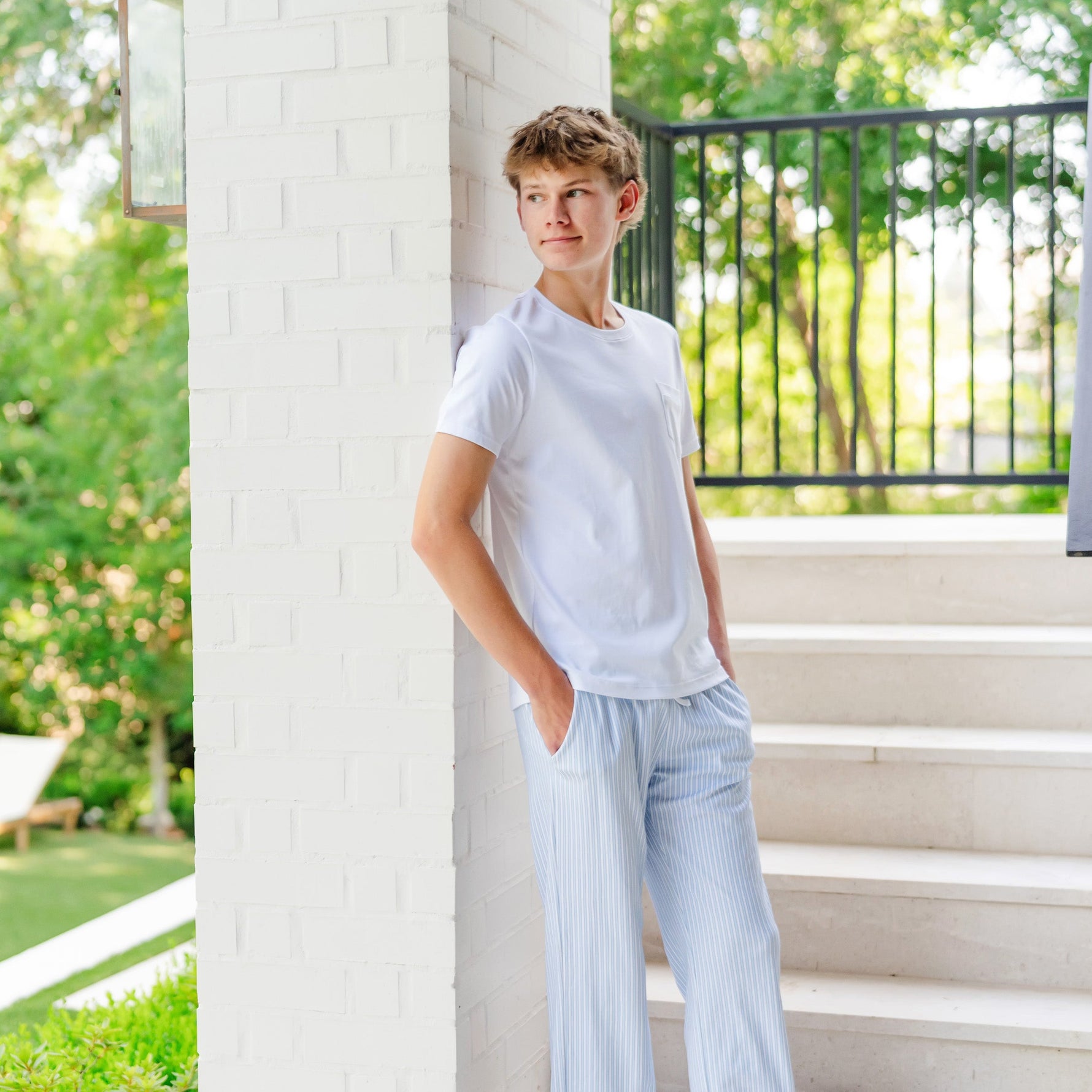 Buy Brent Men's Hangout Pant - Classic Stripe kids clothing online