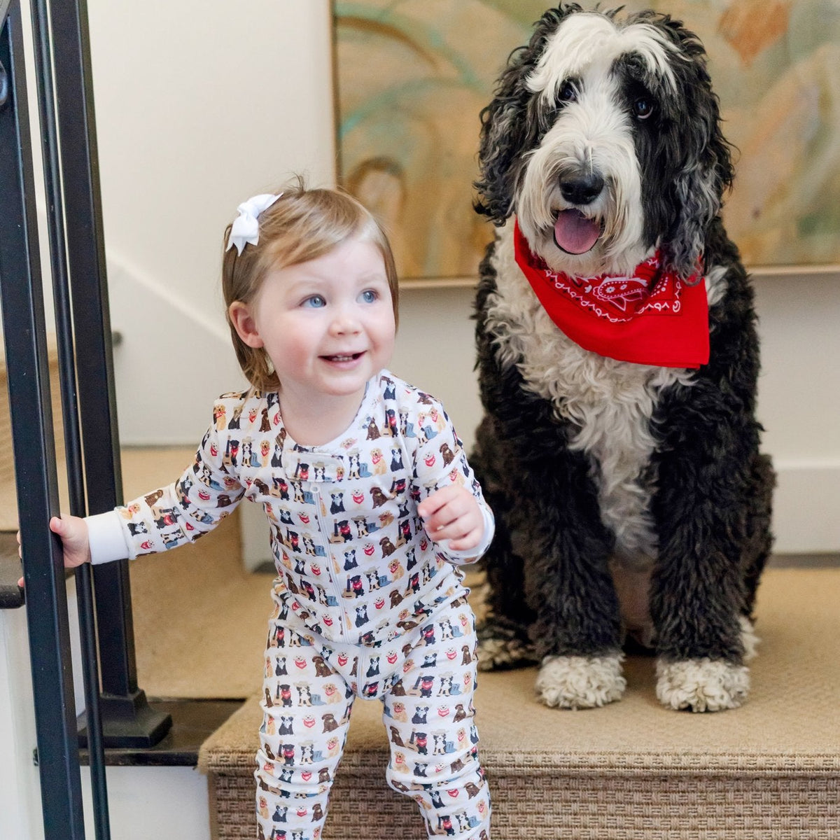 Parker Zipper Pajama - Western Pups outfit perfect for everyday wear