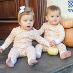 Parker Zipper Pajama - Harvest Pumpkin soft cotton kids fashion wear