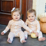 Parker Zipper Pajama - Harvest Pumpkin stylish kids outfit collection