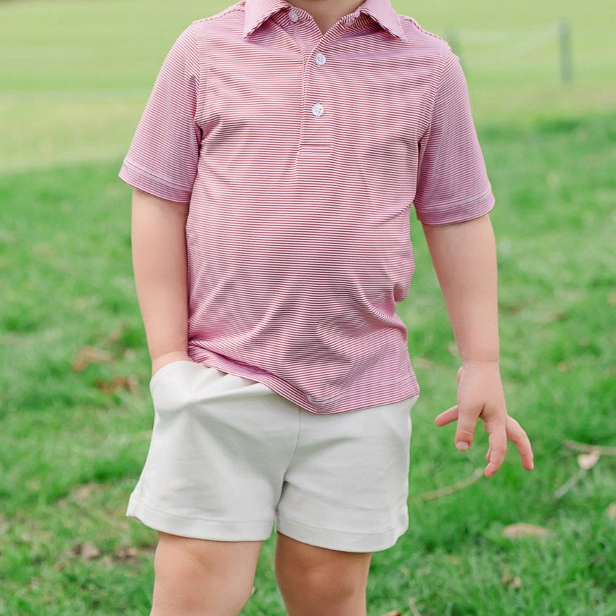 Buy Sawyer Boys' Play Shorts Stone Khaki kids clothing online