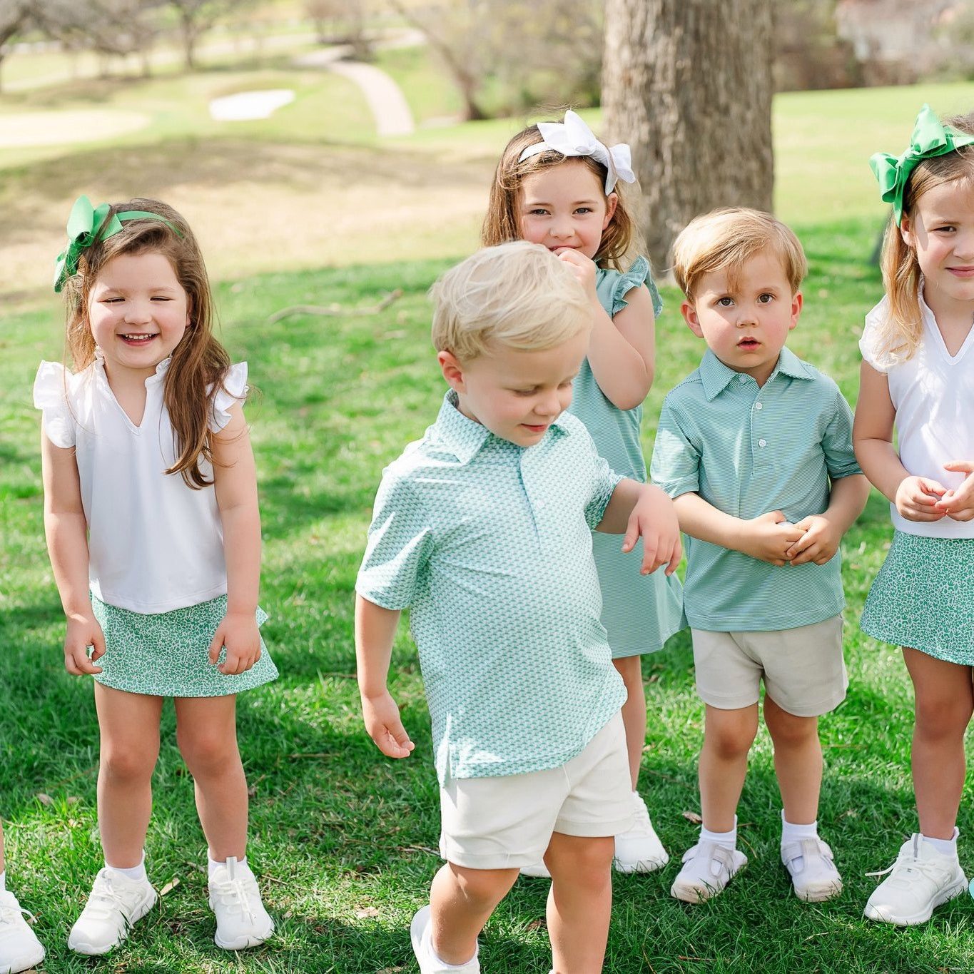 Everyday Will Boys' Performance Polo by LH Sport - Golf Tourney Classic Green Children’s Wear