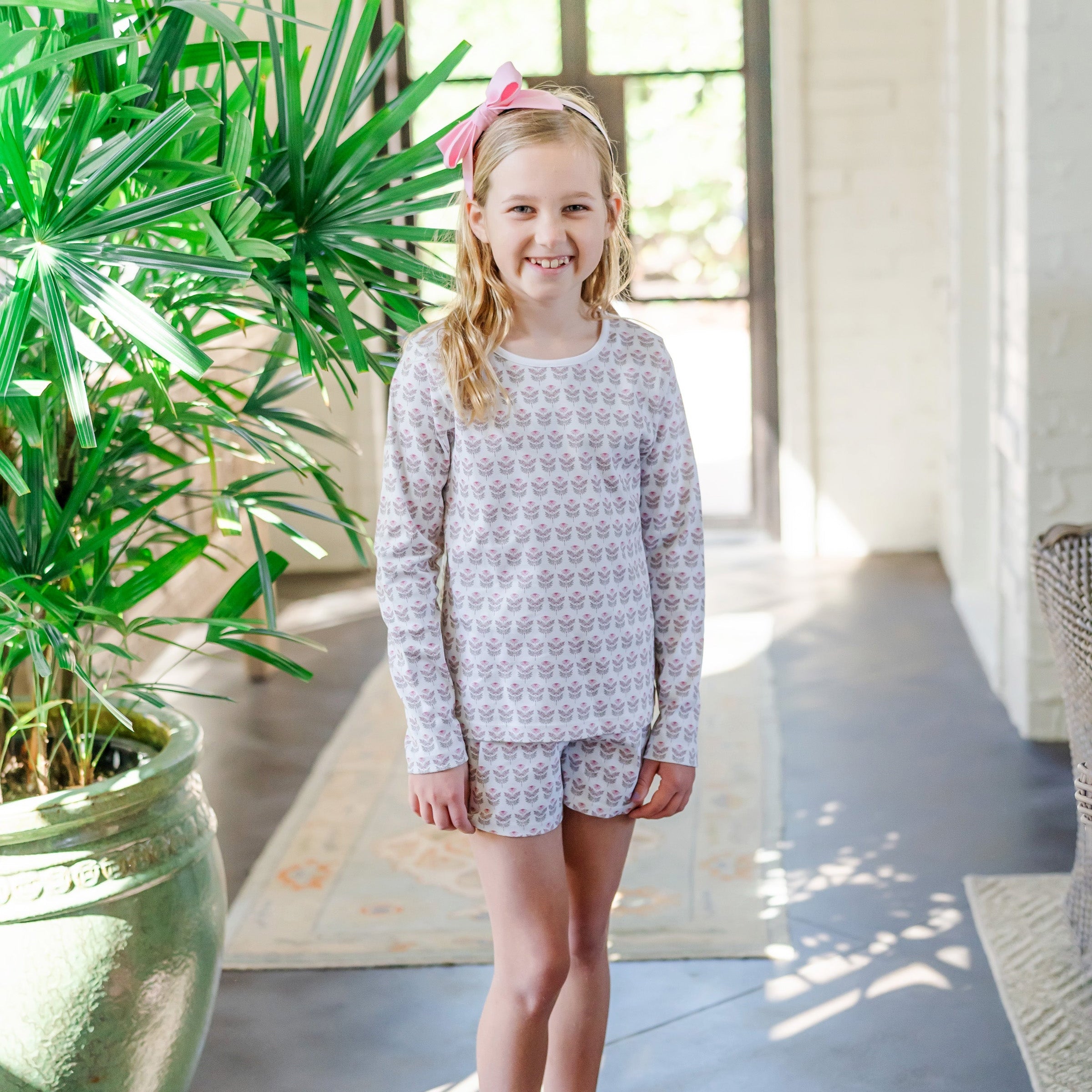 Sophie Girls' Short Set - Berkshire Batik Floral