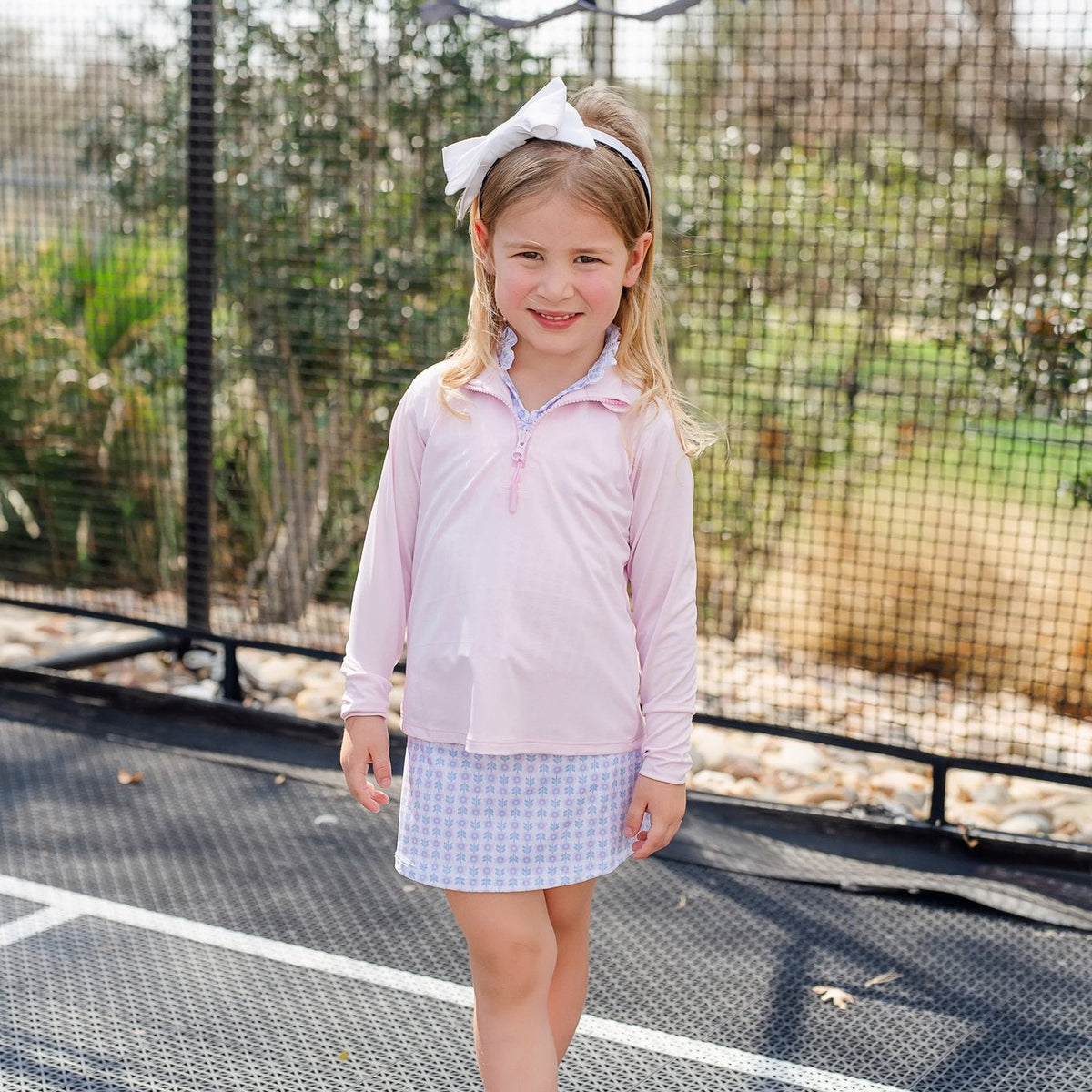 Blair Girls' Performance Pullover by LH Sport - Cotton Candy Pink stylish kids outfit collection