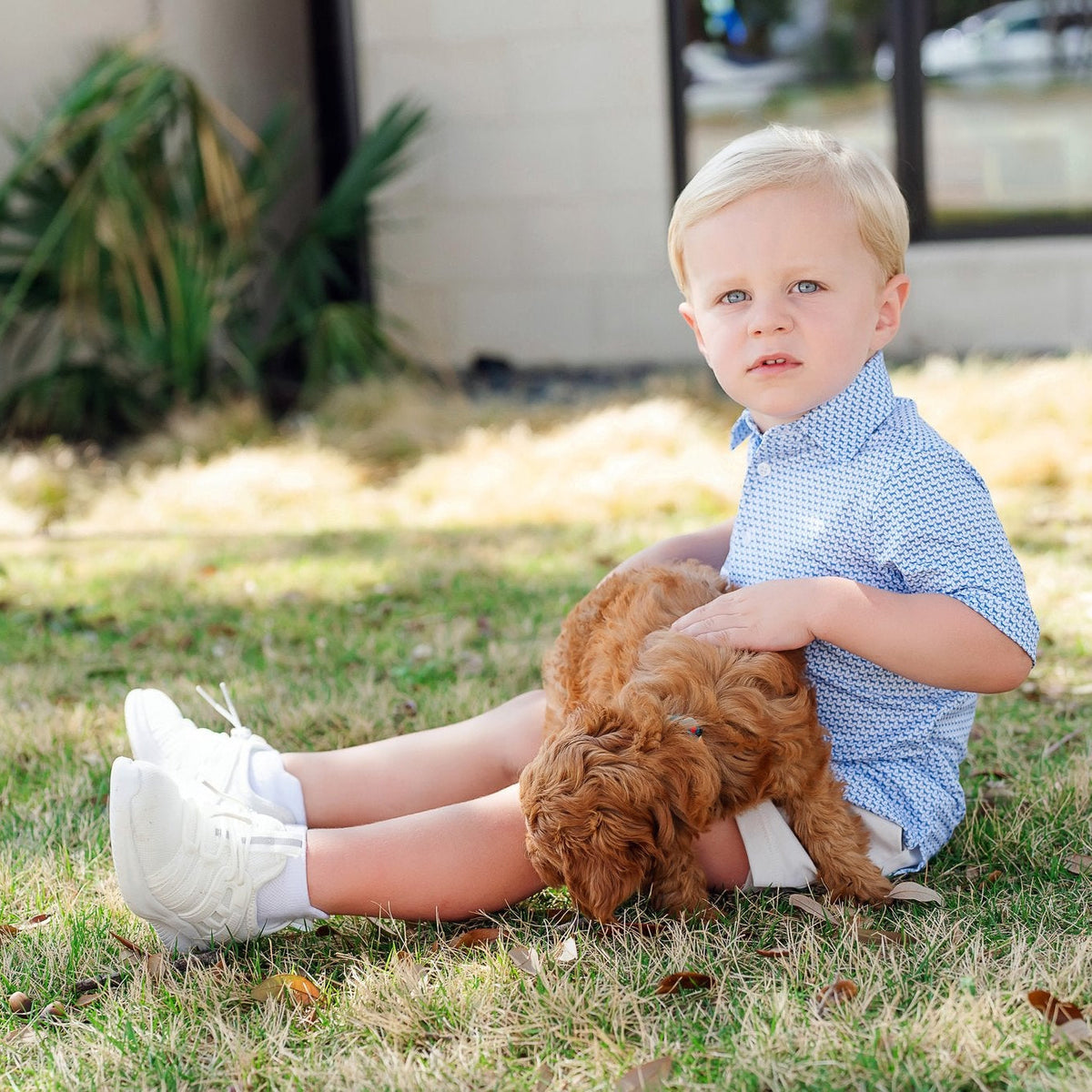 Everyday Will Boys' Performance Polo by LH Sport - Fetch Classic Blue Children’s Wear