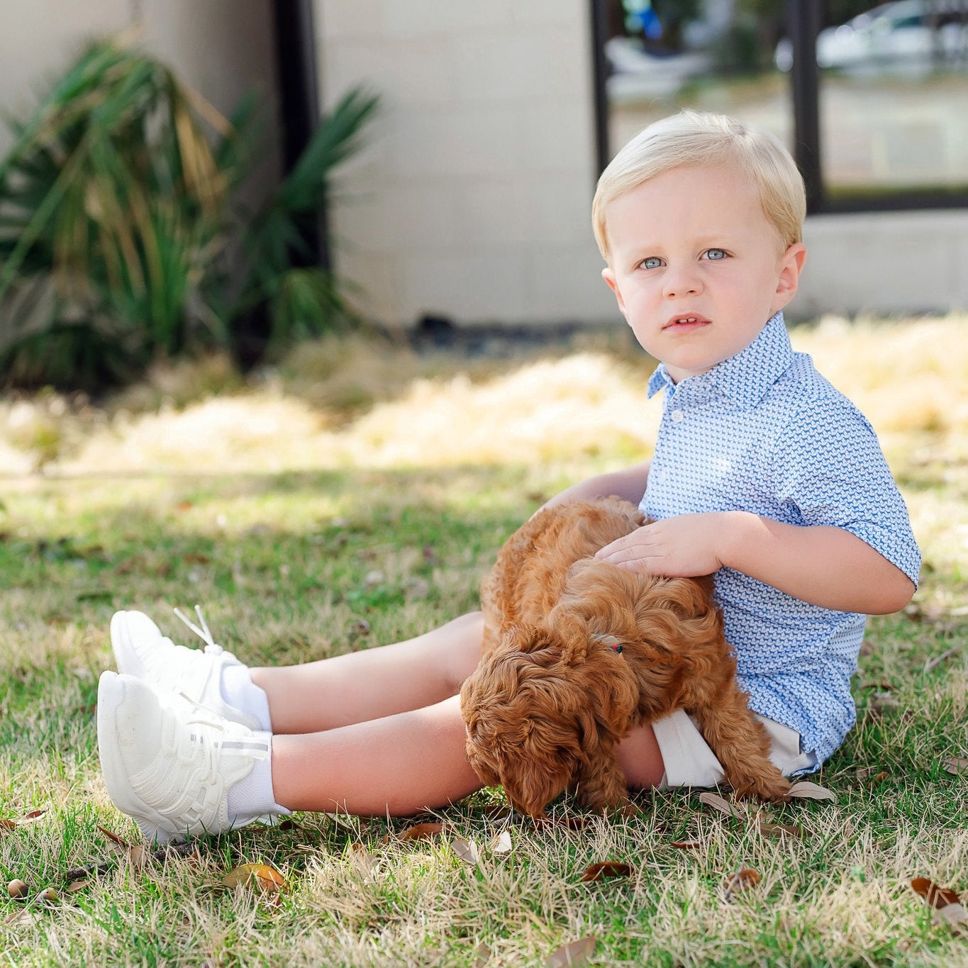 Everyday Will Boys' Performance Polo by LH Sport - Fetch Classic Blue Children’s Wear
