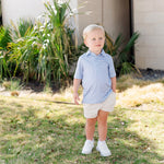 Will Boys' Performance Polo by LH Sport - Fetch Classic Blue soft cotton kids fashion wear