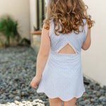 Everyday Taylor Girls' Performance Dress by LH Sport - Trellis Bloom Blue Children’s Wear