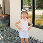 Everyday Margot Girls' Performance Skirt by LH Sport - Trellis Bloom Blue Children’s Wear
