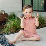 Austin Boys' Performance Shortall by LH Sport - Rambler Orange outfit perfect for everyday wear