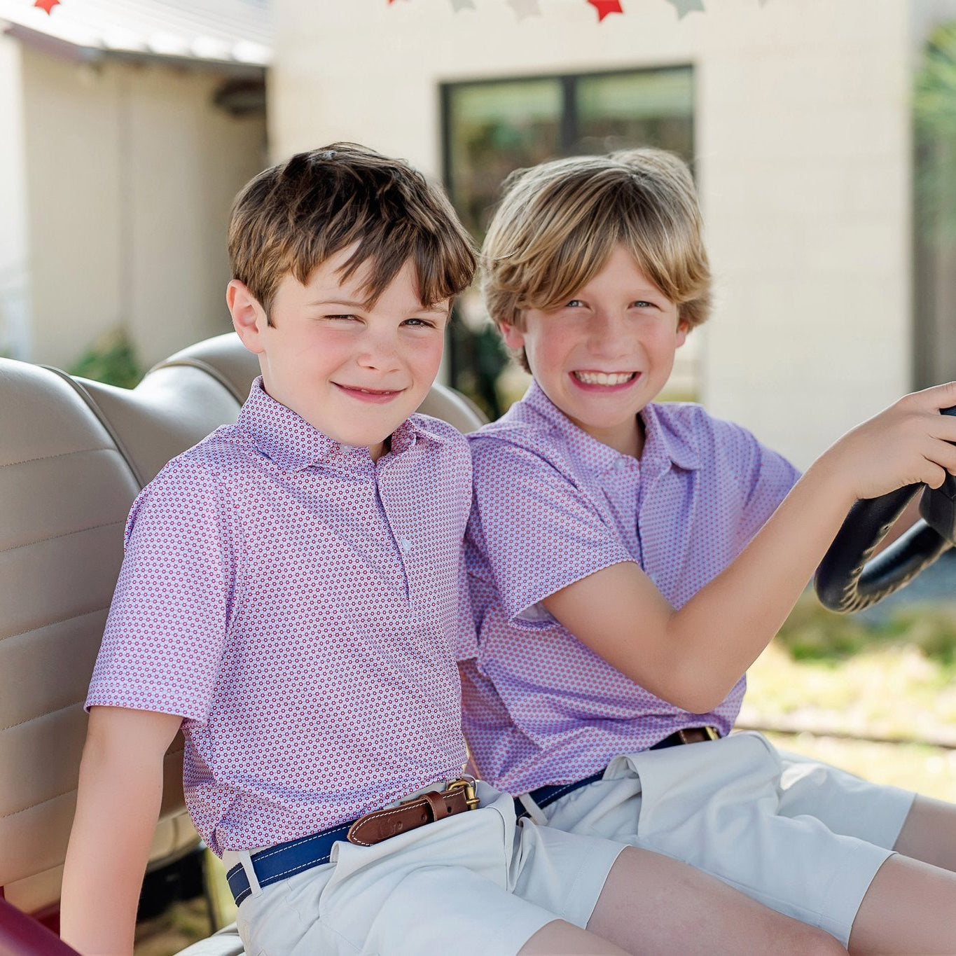 Will Boys' Performance Polo by LH Sport - Fairway Americana stylish kids outfit collection